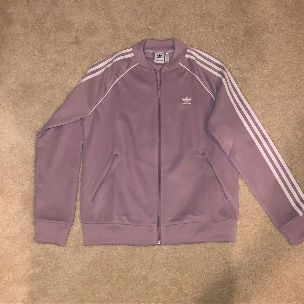 Adidas Full Zip with Ribbed Collar